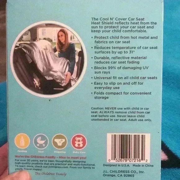 J.L. Childress New in Box Cool N’ Cover Car Seat Heat Shield - Picture 3 of 4